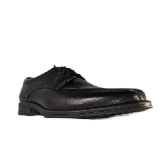 Spark Royal laces Black Leather Man Dress Shoes. - Picture 7 of 11
